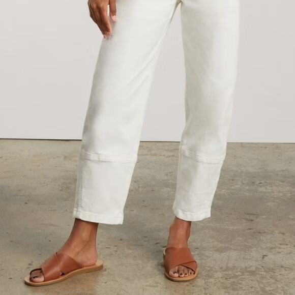 NWT Everlane Day Crossover Leather Sandal Sienna Brown Tan Flats Women's 7 - Picture 4 of 10